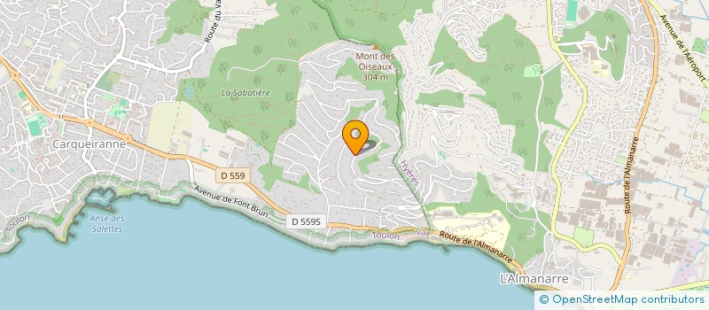 localisation de l'entreprise MONSIEUR STEPHANE LAMBERT  CARQUEIRANNE
