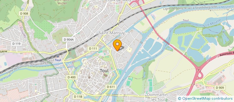 localisation de l'entreprise MONSIEUR STEPHANE LAMBERT  TOUL