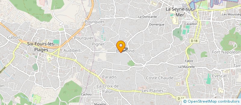 localisation de l'entreprise MONSIEUR STEPHANE LAMELEY à LA SEYNE-SUR-MER
