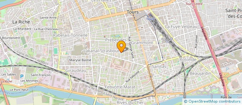 localisation de l'entreprise MONSIEUR STEPHANE LAMIABLE  TOURS