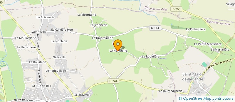 localisation de l'entreprise MONSIEUR STEPHANE LAMY à BLAINVILLE-SUR-MER