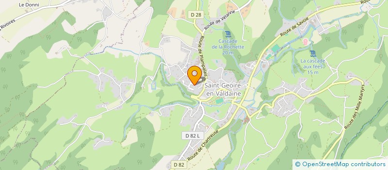localisation de l'entreprise MONSIEUR STEPHANE LANAU  SAINT-GEOIRE-EN-VALDAINE
