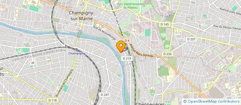 localisation de l'entreprise MONSIEUR STEPHANE LANCAR  CHAMPIGNY-SUR-MARNE