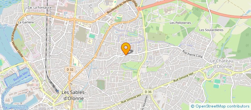 localisation de l'entreprise MONSIEUR STEPHANE LANCOU à LES SABLES D'OLONNE