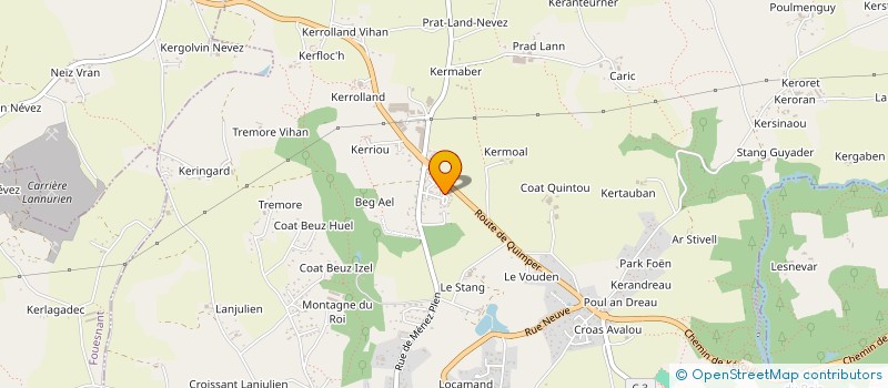 localisation de l'entreprise MONSIEUR STEPHANE LANDREIN  LA FORET-FOUESNANT