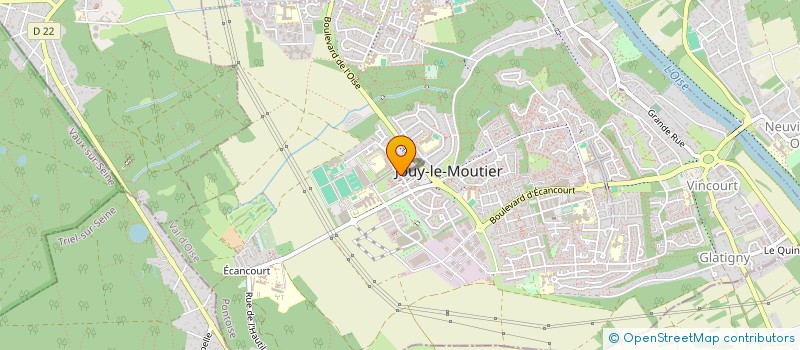 localisation de l'entreprise MONSIEUR STEPHANE LANDRIEUX à JOUY-LE-MOUTIER
