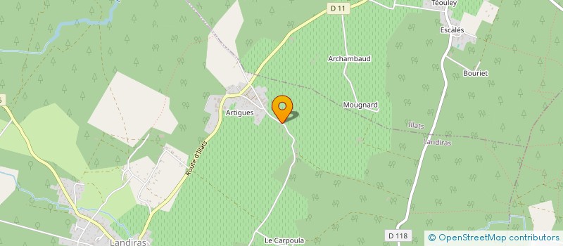 localisation de l'entreprise MONSIEUR STEPHANE LANDRY  LANDIRAS