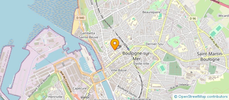 localisation de l'entreprise MONSIEUR STEPHANE LANDRY à BOULOGNE-SUR-MER