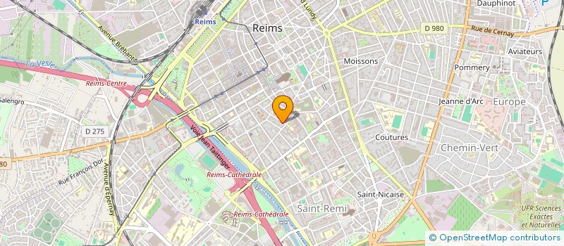 localisation de l'entreprise MONSIEUR STEPHANE LANG  REIMS