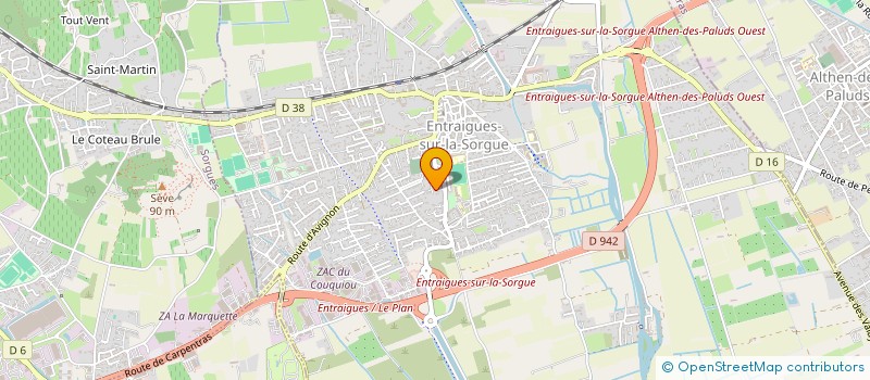 localisation de l'entreprise MONSIEUR STEPHANE LANGERON à ENTRAIGUES-SUR-LA-SORGUE