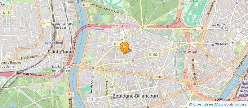 localisation de l'entreprise MONSIEUR STEPHANE LANGLOIS à BOULOGNE-BILLANCOURT