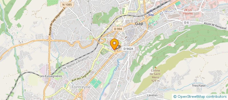 localisation de l'entreprise MONSIEUR STEPHANE LANGRAND  GAP