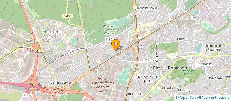 localisation de l'entreprise MONSIEUR STEPHANE LANGRAND à CLAMART