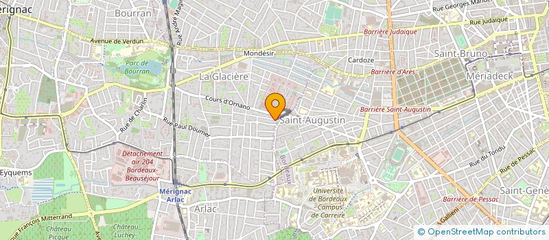 localisation de l'entreprise MONSIEUR STEPHANE LANGRY  MERIGNAC