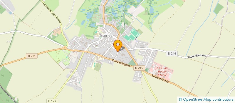 localisation de l'entreprise MONSIEUR STEPHANE LANIESSE  GUINES