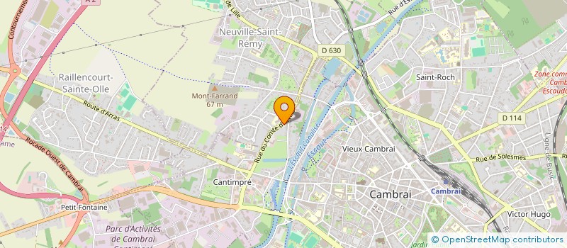 localisation de l'entreprise MONSIEUR STEPHANE LANSIAUX  CAMBRAI