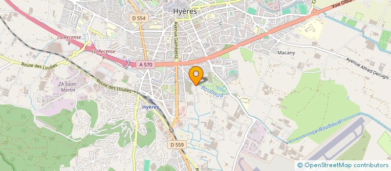 localisation de l'entreprise MONSIEUR STEPHANE LANTERI à HYERES