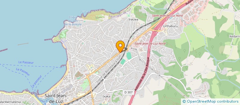 localisation de l'entreprise MONSIEUR STEPHANE LAPEYRE à SAINT-JEAN-DE-LUZ