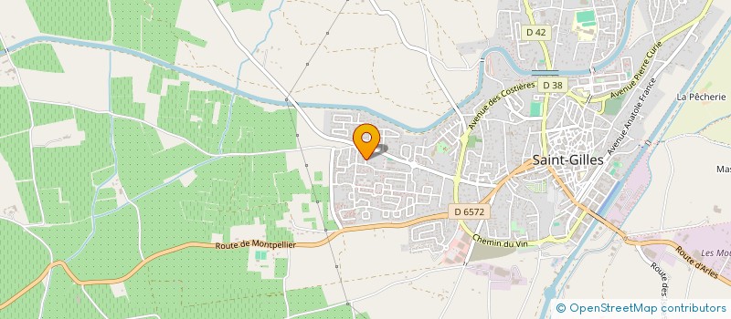 localisation de l'entreprise MONSIEUR STEPHANE LAPLAIGE  SAINT-GILLES