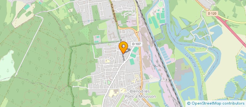 localisation de l'entreprise MONSIEUR STEPHANE LAPLANCHE  BLENOD-LES-PONT-A-MOUSSON