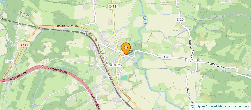 localisation de l'entreprise MONSIEUR STEPHANE LAPORTE  BORDES