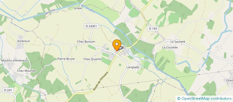 localisation de l'entreprise MONSIEUR STEPHANE LAPREE à MEURSAC