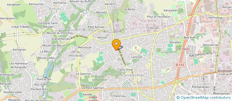 localisation de l'entreprise MONSIEUR STEPHANE LARREUR à BREST