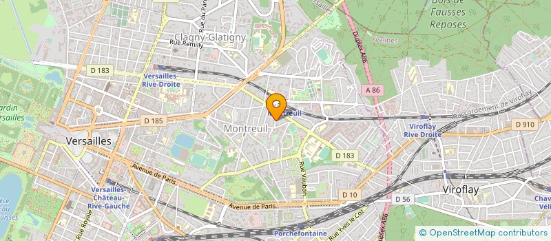 localisation de l'entreprise MONSIEUR STEPHANE LASNIER à VERSAILLES