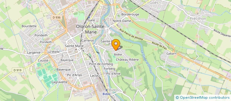 localisation de l'entreprise MONSIEUR STEPHANE LATAILLADE à OLORON-SAINTE-MARIE