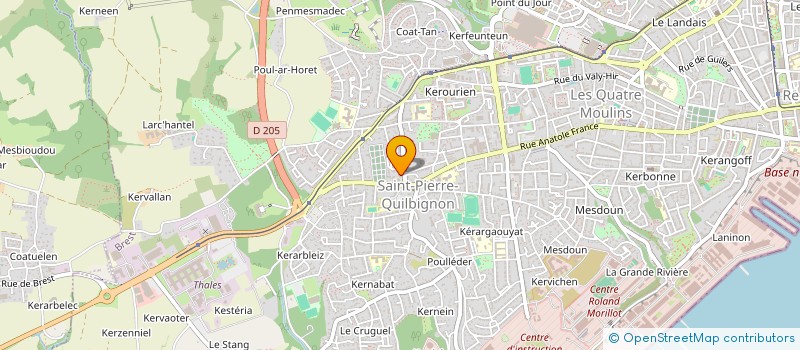 localisation de l'entreprise MONSIEUR STEPHANE LAURENT à BREST