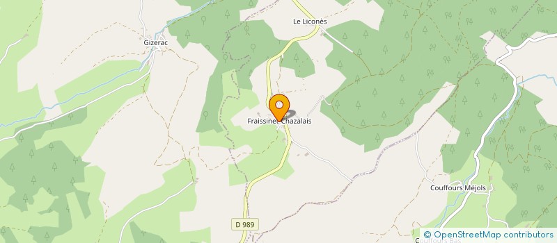 localisation de l'entreprise MONSIEUR STEPHANE LAURENT  SAINT-PRIVAT-DU-FAU