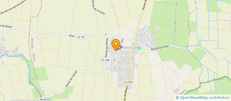 localisation de l'entreprise MONSIEUR STEPHANE LAUVERGNE  MOISSAT