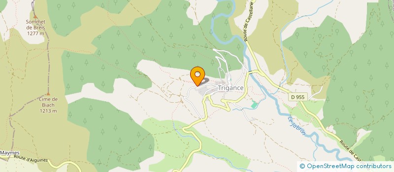 localisation de l'entreprise MONSIEUR STEPHANE LAVAL  TRIGANCE