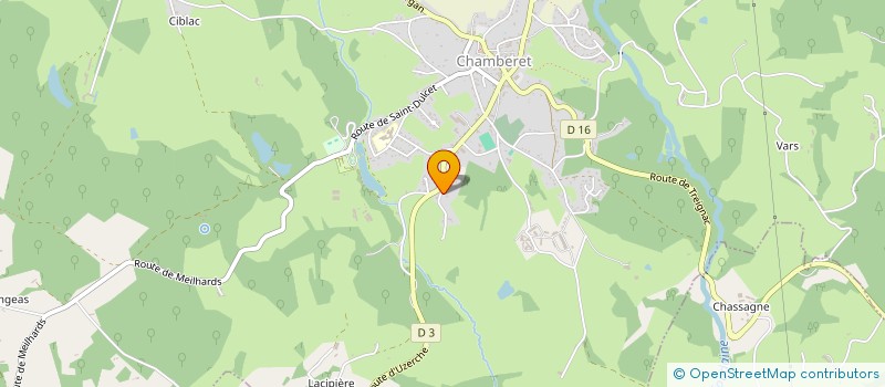 localisation de l'entreprise MONSIEUR STEPHANE LAVAL  CHAMBERET
