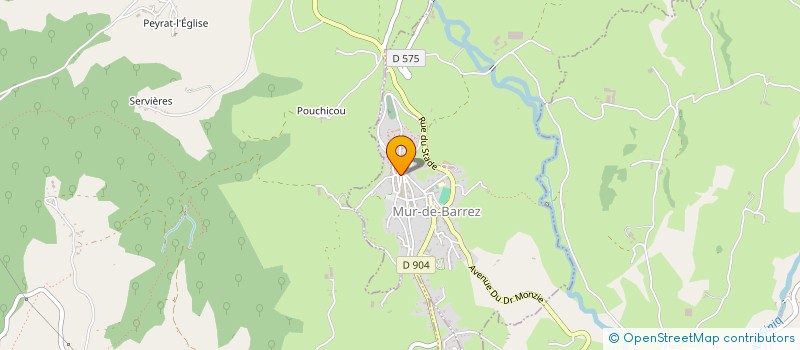 localisation de l'entreprise MONSIEUR STEPHANE LAVERNHE  MUR-DE-BARREZ