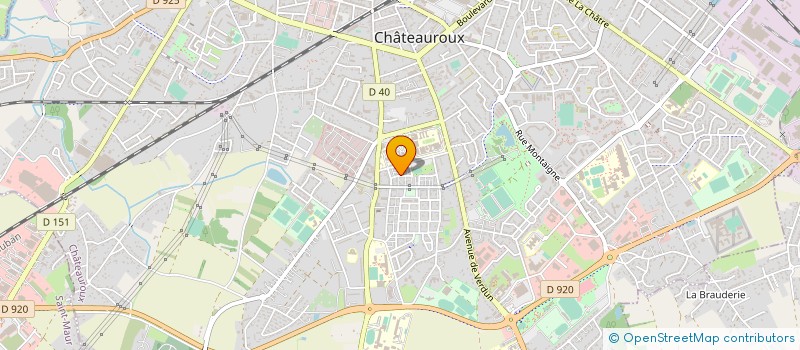 localisation de l'entreprise MONSIEUR STEPHANE LE BAIL à CHATEAUROUX