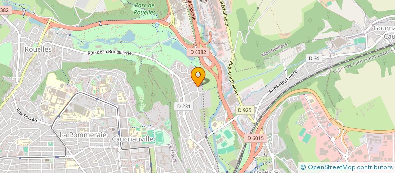 localisation de l'entreprise MONSIEUR STEPHANE LE BALANGER  HARFLEUR