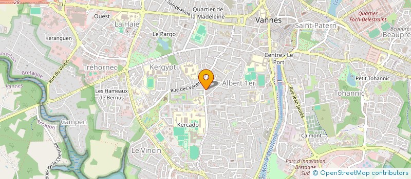 localisation de l'entreprise MONSIEUR STEPHANE LE BIHAN à VANNES