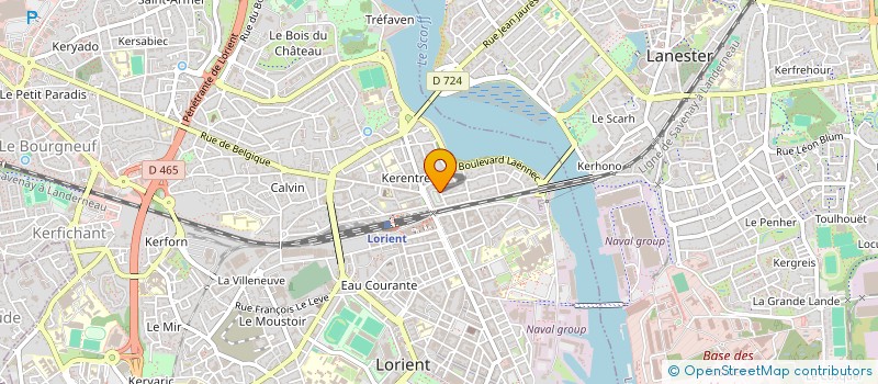 localisation de l'entreprise MONSIEUR STEPHANE LE BOURHIS  LORIENT