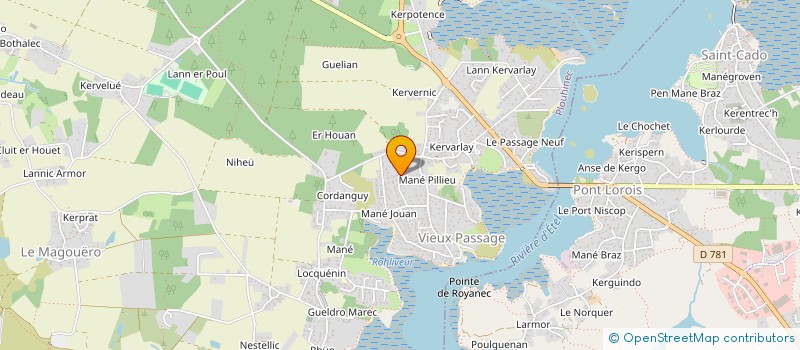 localisation de l'entreprise MONSIEUR STEPHANE LE CLANCHE  PLOUHINEC