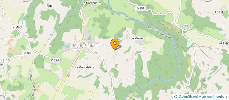 localisation de l'entreprise MONSIEUR STEPHANE LE CLECH à ATHIS-VAL DE ROUVRE