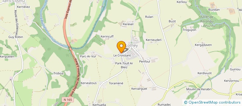 localisation de l'entreprise MONSIEUR STEPHANE LE CRENN  LOTHEY