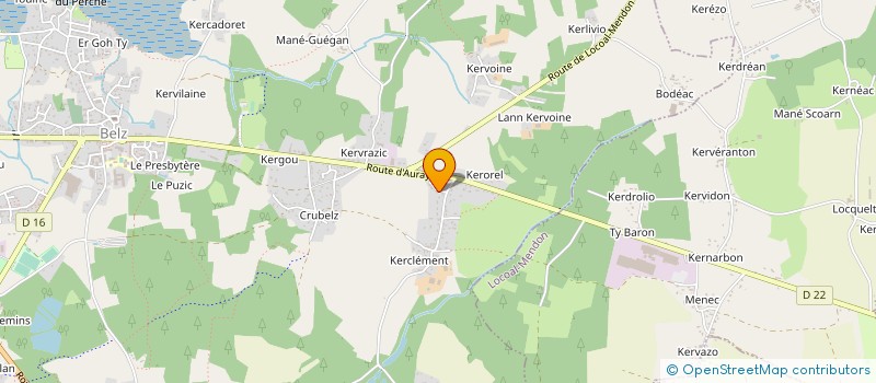 localisation de l'entreprise MONSIEUR STEPHANE LE DELETAIRE  BELZ