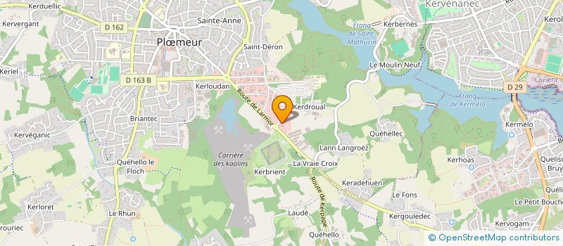 localisation de l'entreprise MONSIEUR STEPHANE LE DELLIOU à PLOEMEUR