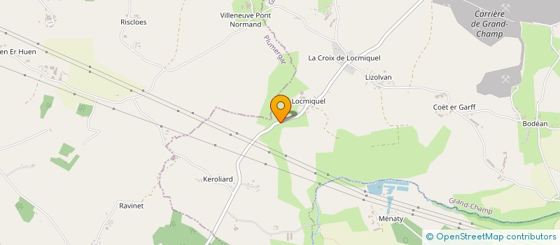 localisation de l'entreprise MONSIEUR STEPHANE LE DORZE  GRAND-CHAMP