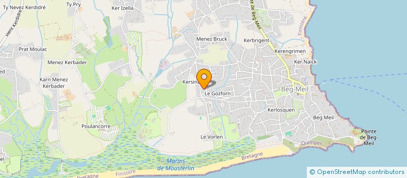 localisation de l'entreprise MONSIEUR STEPHANE LE DOUCE à FOUESNANT