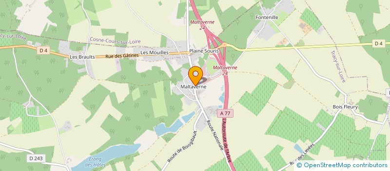 localisation de l'entreprise MONSIEUR STEPHANE LE FLOC'H à TRACY-SUR-LOIRE
