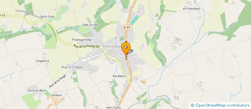 localisation de l'entreprise MONSIEUR STEPHANE LE FLOC H  PLOMODIERN