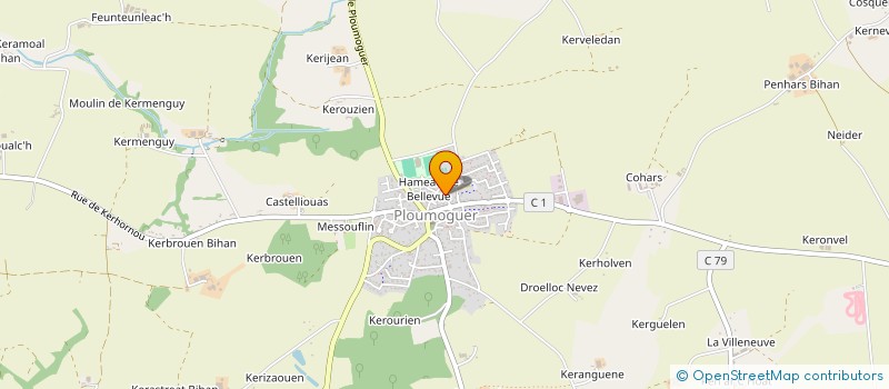 localisation de l'entreprise MONSIEUR STEPHANE LE GALL à PLOUMOGUER