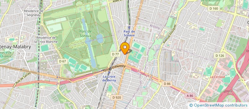 localisation de l'entreprise MONSIEUR STEPHANE LE GALL à ANTONY